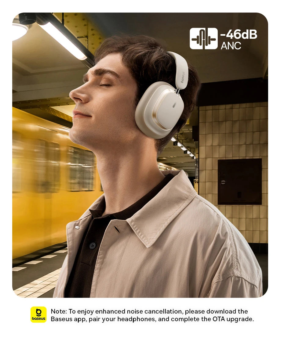 Baseus Bowie H1s Wireless Noise Canceling Headphones