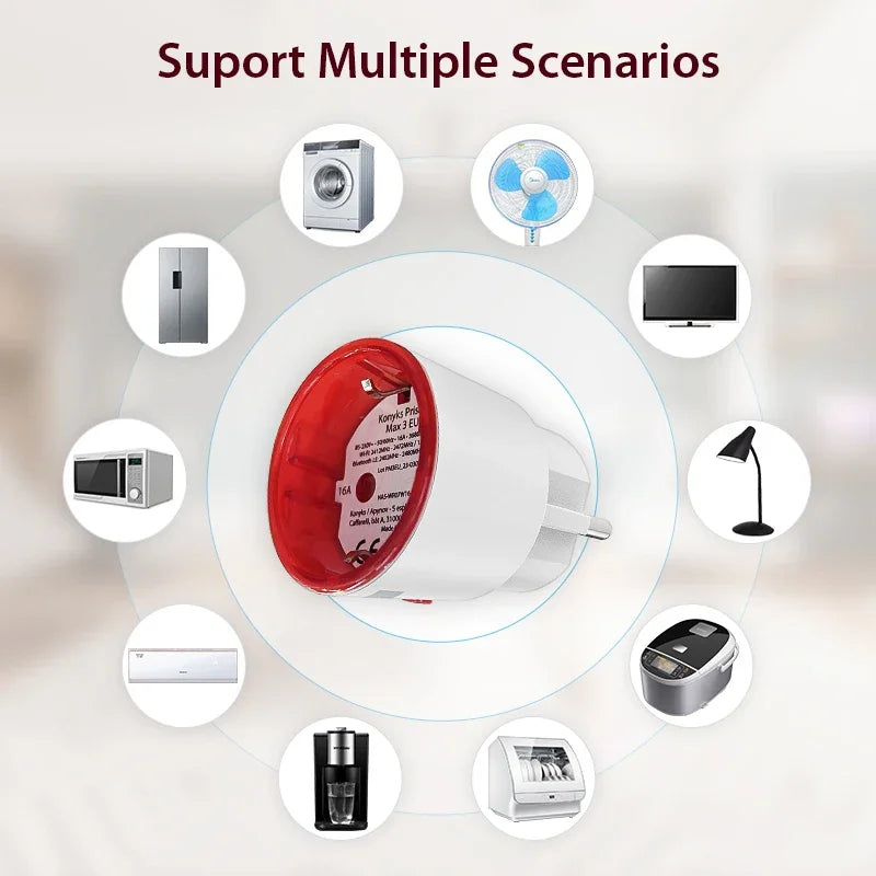 Tuya WiFi Smart Plug EU 16A with Power Monitoring