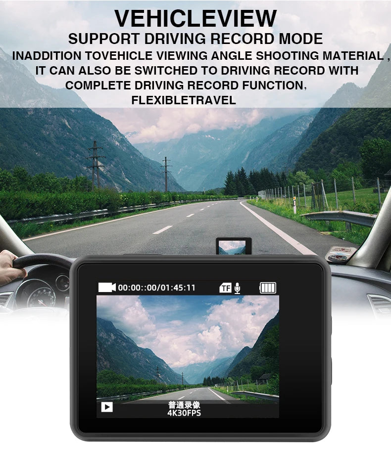 4K Ultra HD Action Camera with WiFi & Waterproof Case