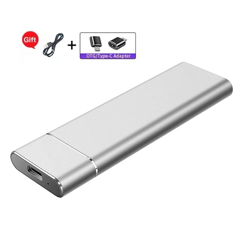 For Xiaomi 1TB External Hard Drive Portable SSD 2TB Hard Disks Storage High-Speed External Solid State Drive USB 3.1 for Laptops