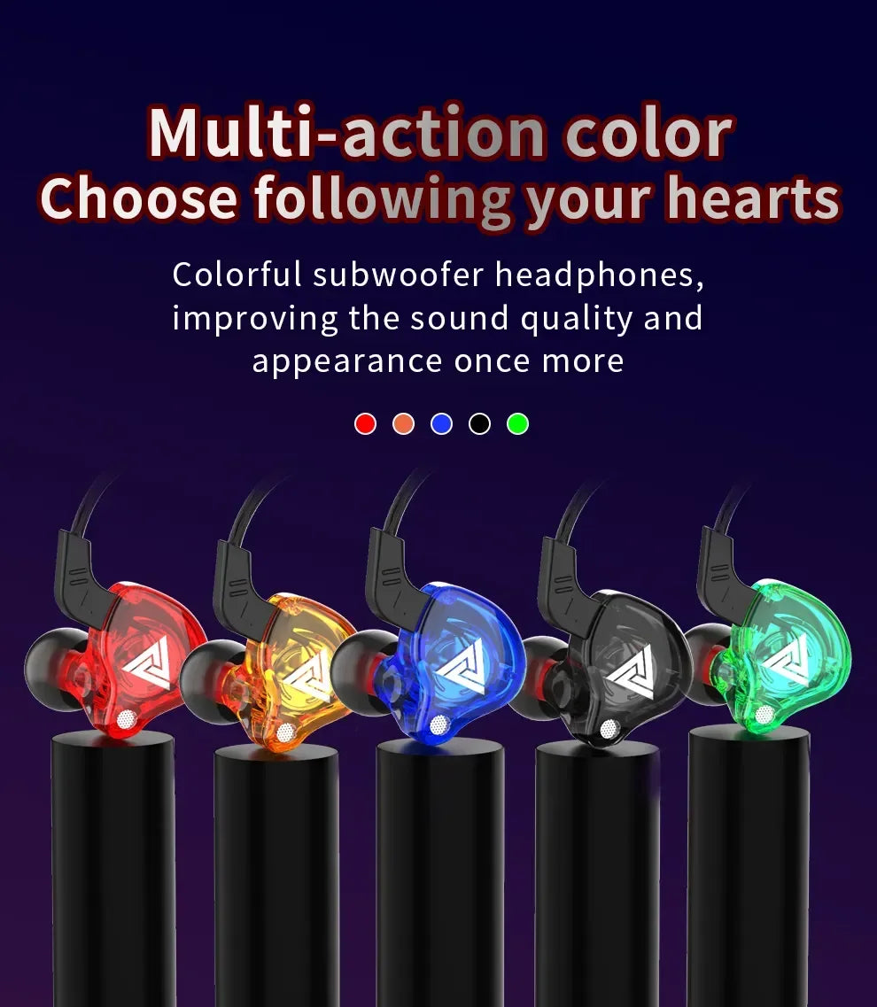QKZ AK6 3.5mm Wired HiFi Earphones
