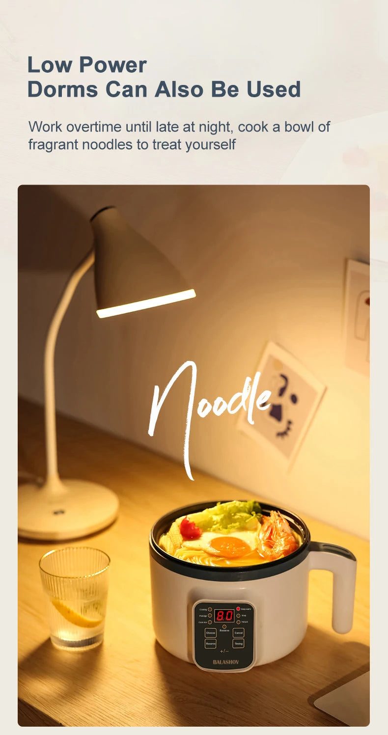 Mini Electric Rice Cooker & Multifunction Hotpot