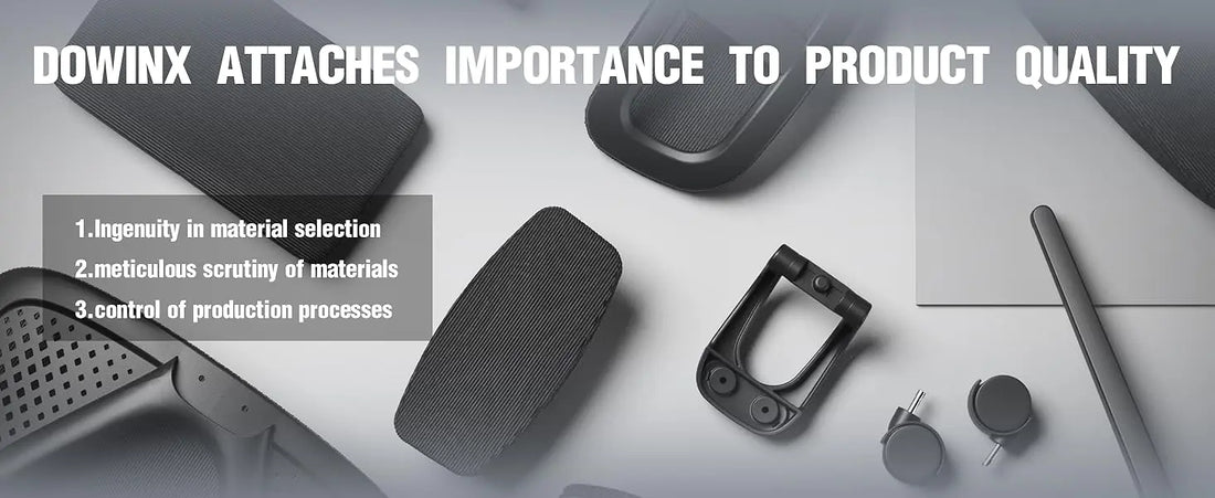 Dowinx Ergonomic Office Chair,Mesh Computer Chair with Pocket Spring Desk Chair with Adjustable Lumbar Support and Headrest