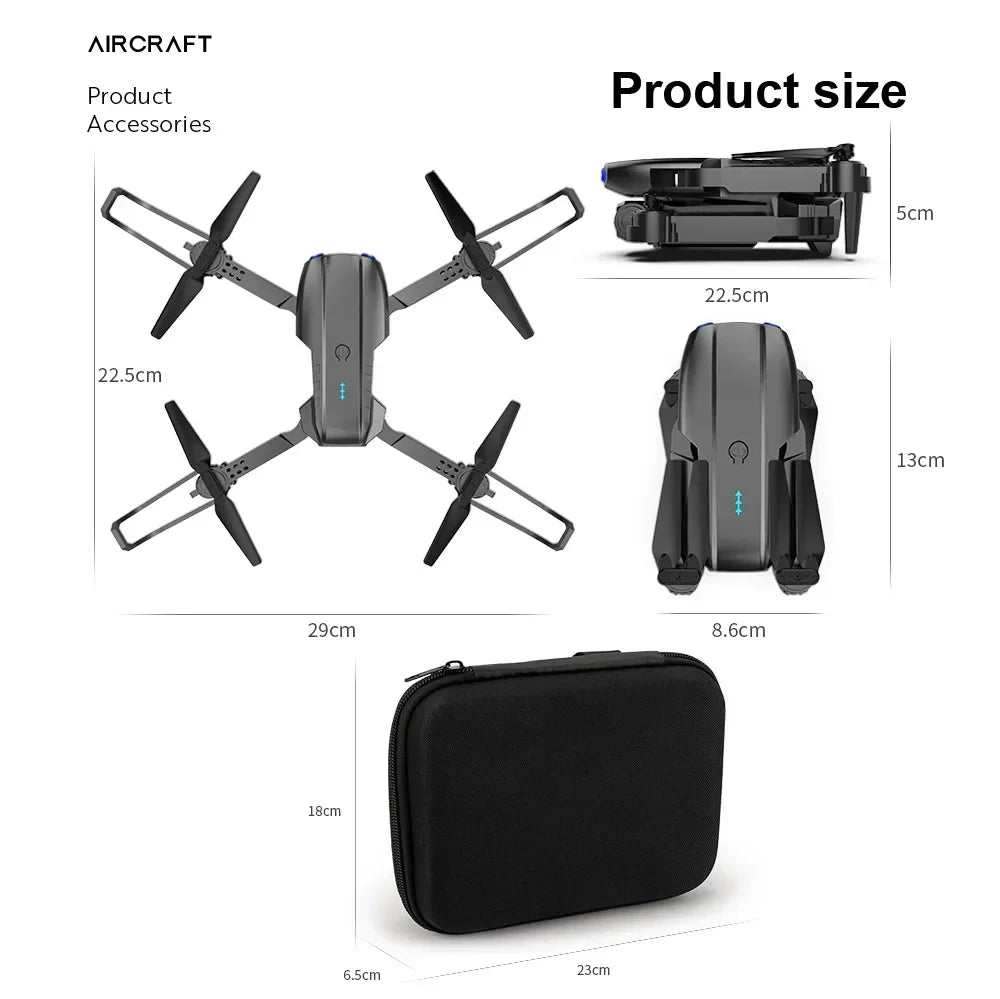 ZHENDUO E99 Pro Mini Drone with Dual HD Camera