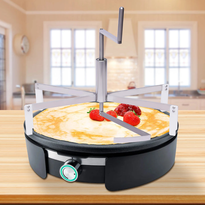 Pancake Maker Crepe Machine Batter Spreader Stainless Steel 40cm Kitchen Tool Improve Efficiency and Save Time Long Service Life