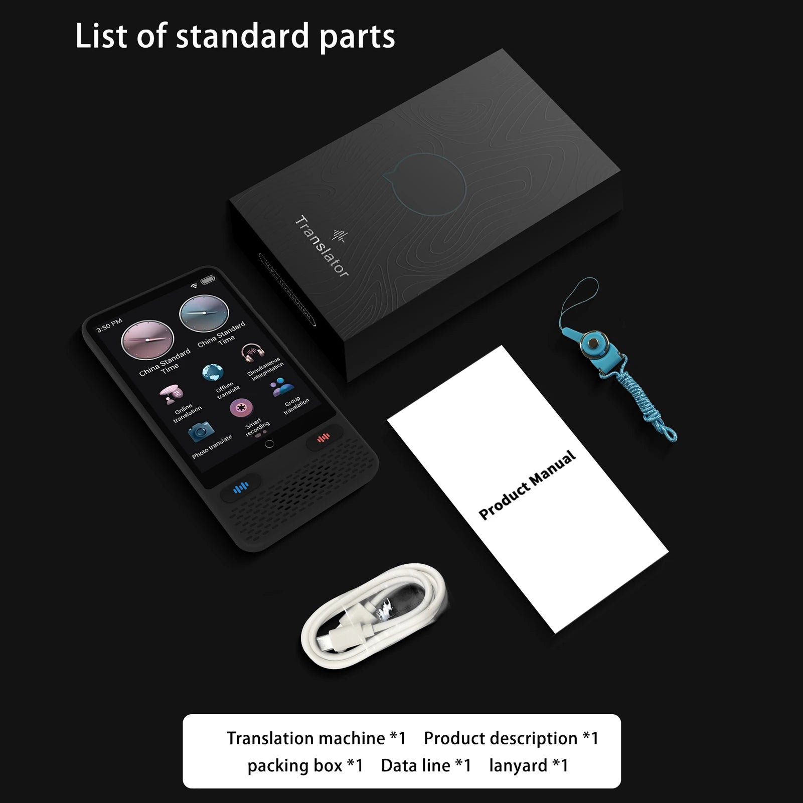 S85 Portable Language Translator Device
