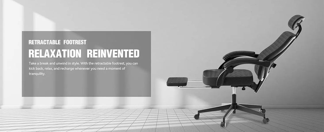 Dowinx Ergonomic Office Chair,Mesh Computer Chair with Pocket Spring Desk Chair with Adjustable Lumbar Support and Headrest