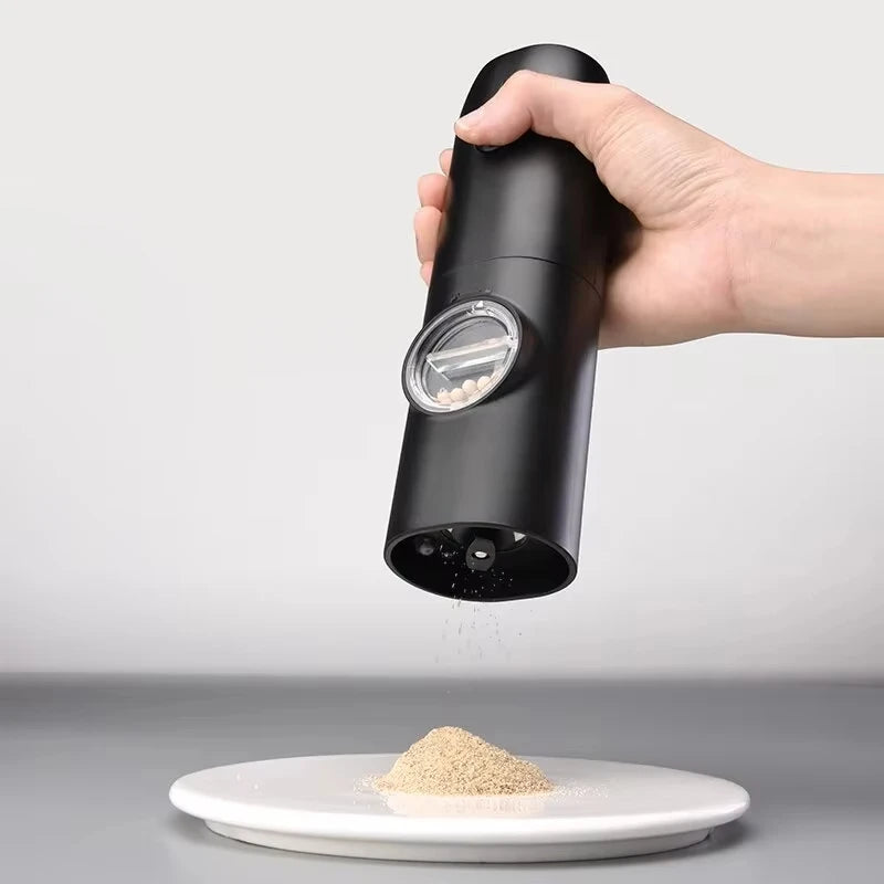 Rechargeable Salt & Pepper Grinder Set with USB Base