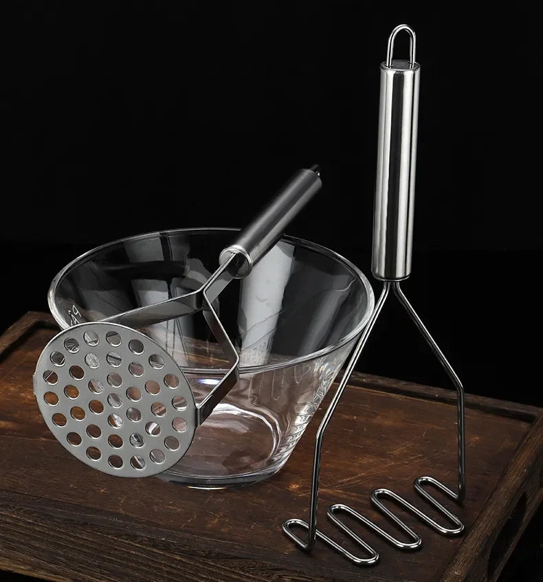 Stainless Steel Potato Puree Press, Kitchen Small Tools, Baby Food Grinder, Manual Press, Kitchen Small Tools