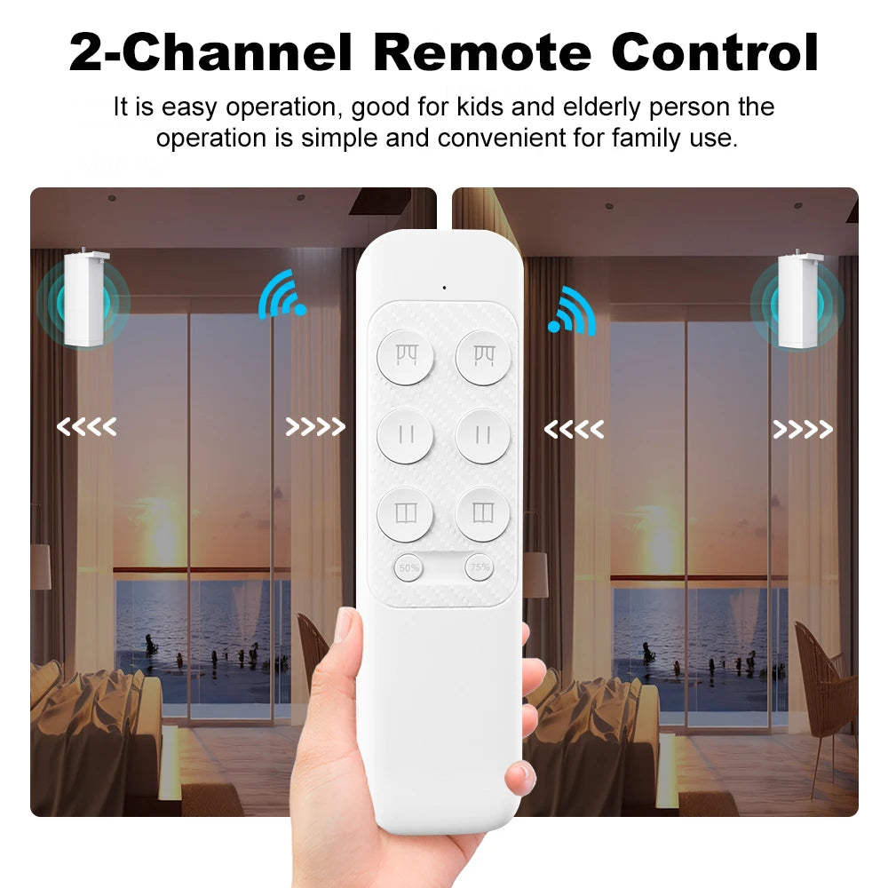 Tuya 155MM Zigbee/WiFi Smart Curtain Motor
