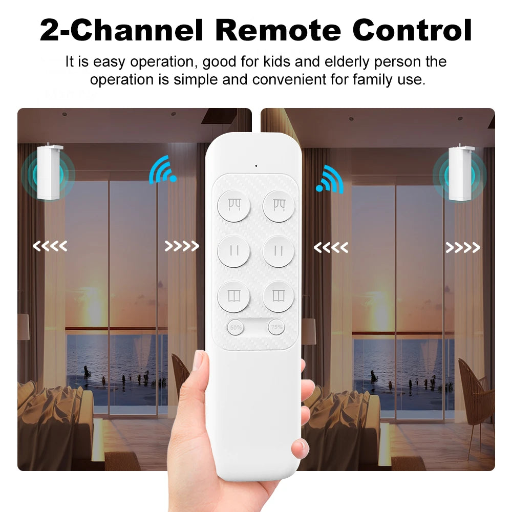 Tuya 155MM Zigbee/WiFi Smart Curtain Motor