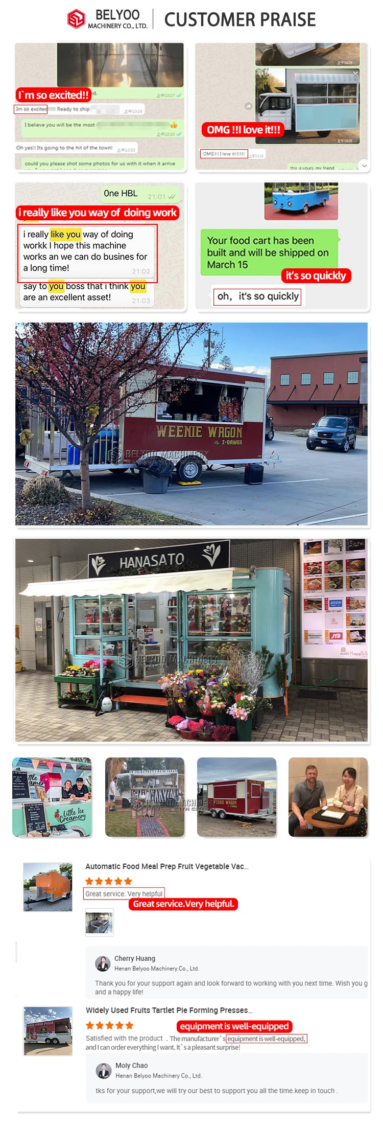 2024 9.8ft Street Food Truck Mobile Hot Dog Stand Food Truck With Full Kitchen Juice Vending Trailer Ice Cream Cart