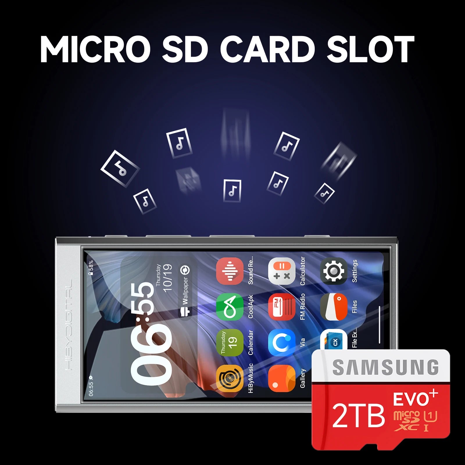 HiBy M300 Android 13 HiFi Music Player