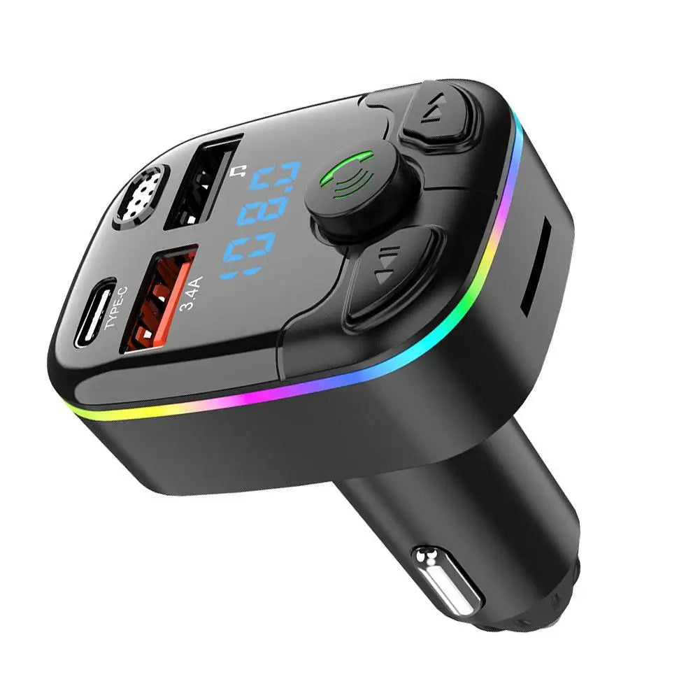 Bluetooth 5.0 Car FM Transmitter MP3 Player