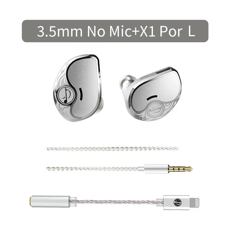 Zhulinniao Qingluan Z4 In-Ear Metal Headphones HiFi Sound Noise Cancelling for Music & Gaming Student And Office Use