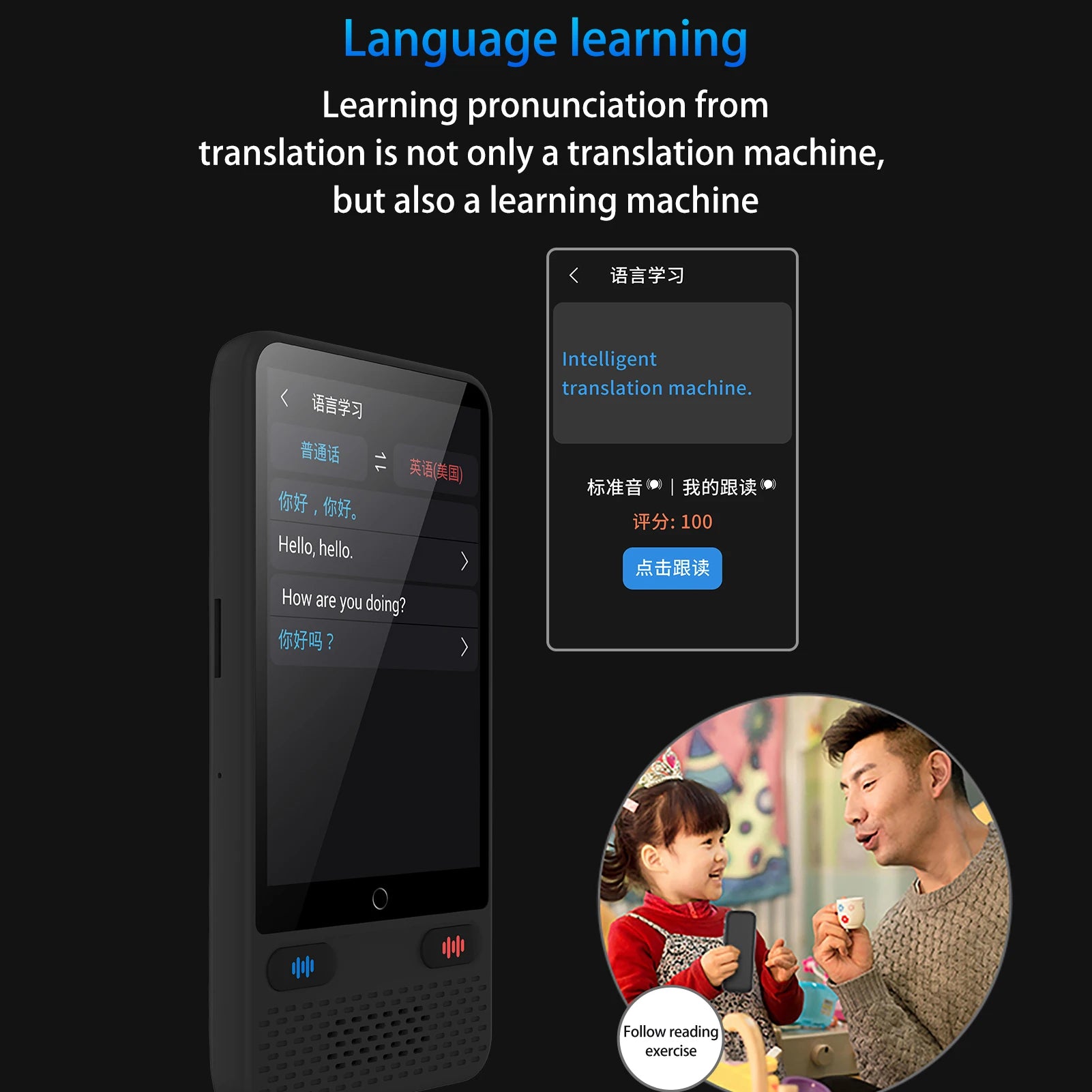 S85 Portable Language Translator Device