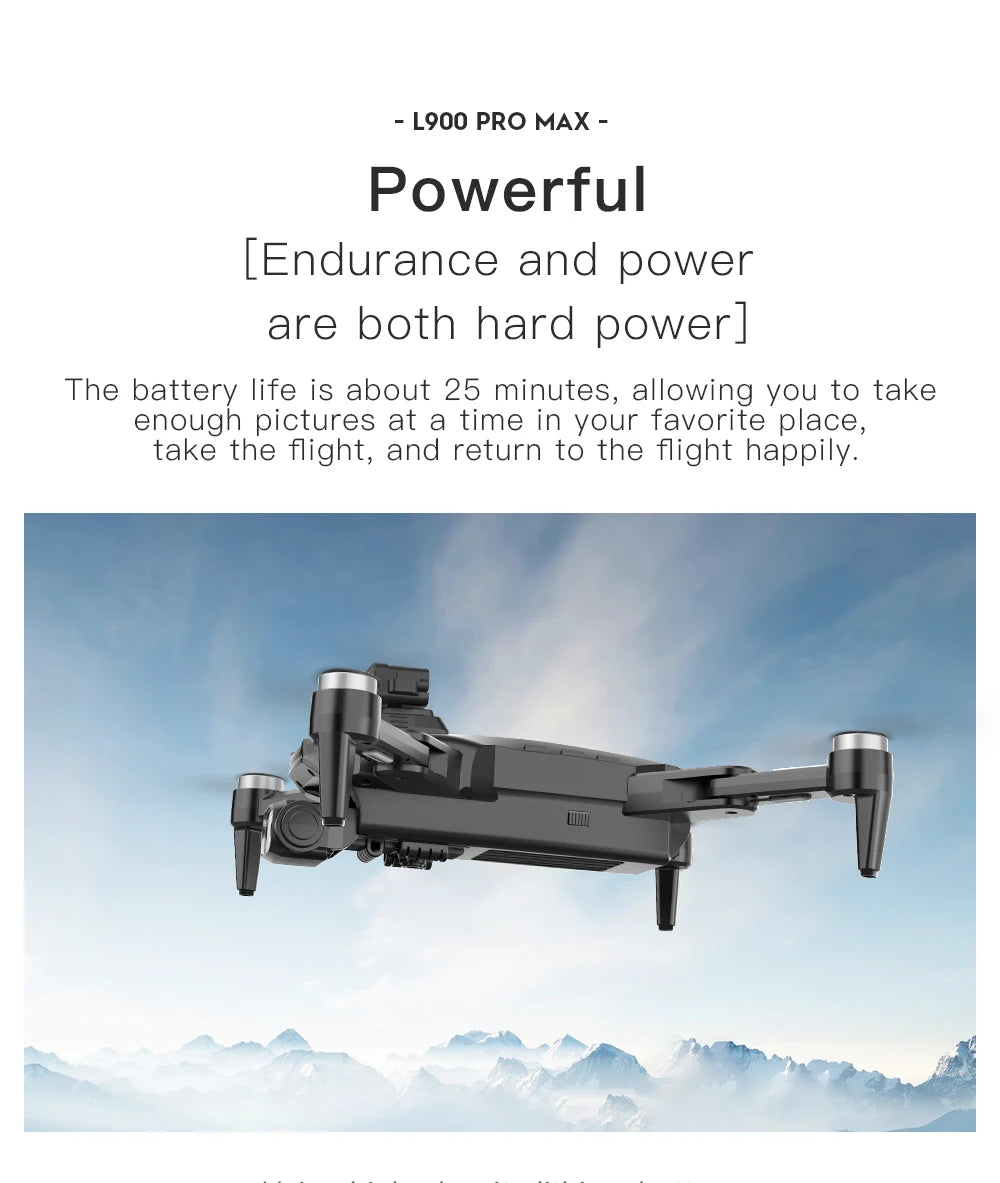 L900 Pro MAX 4K GPS Drone with Dual Camera