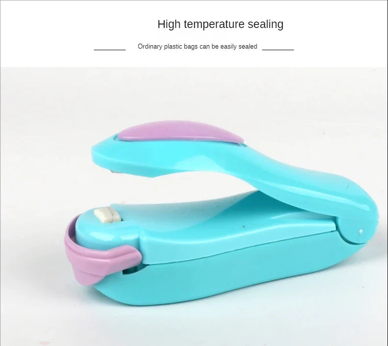 Mini Heat Sealing Machine & Food Bag Clip – Kitchen Storage Tool