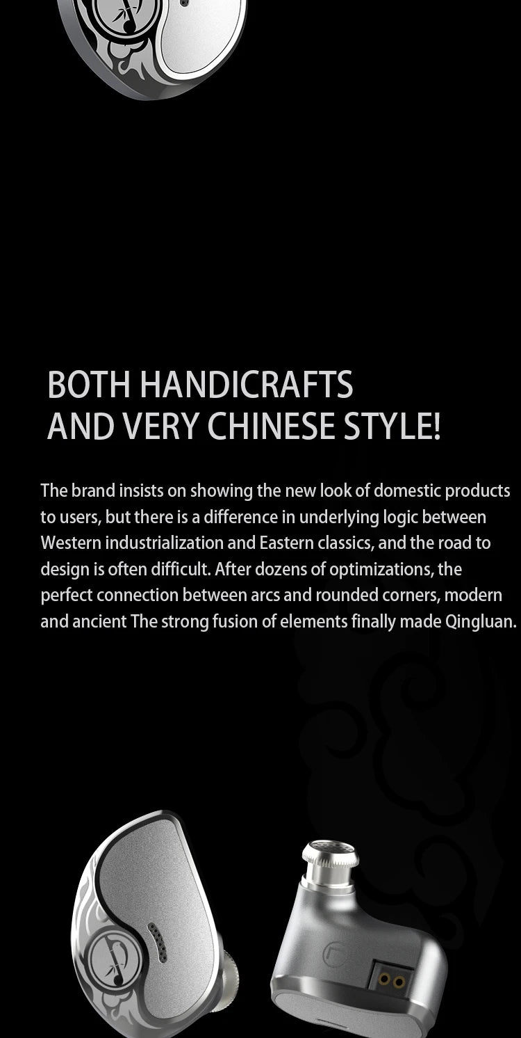 Zhulinniao Qingluan Z4 In-Ear Metal Headphones HiFi Sound Noise Cancelling for Music & Gaming Student And Office Use