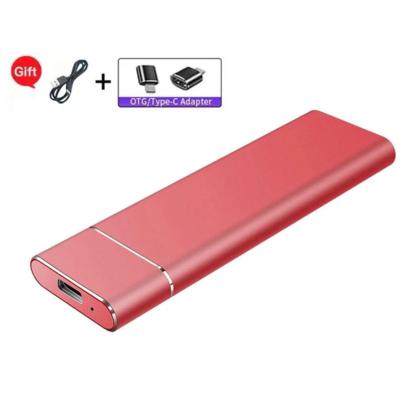 For Xiaomi 1TB External Hard Drive Portable SSD 2TB Hard Disks Storage High-Speed External Solid State Drive USB 3.1 for Laptops