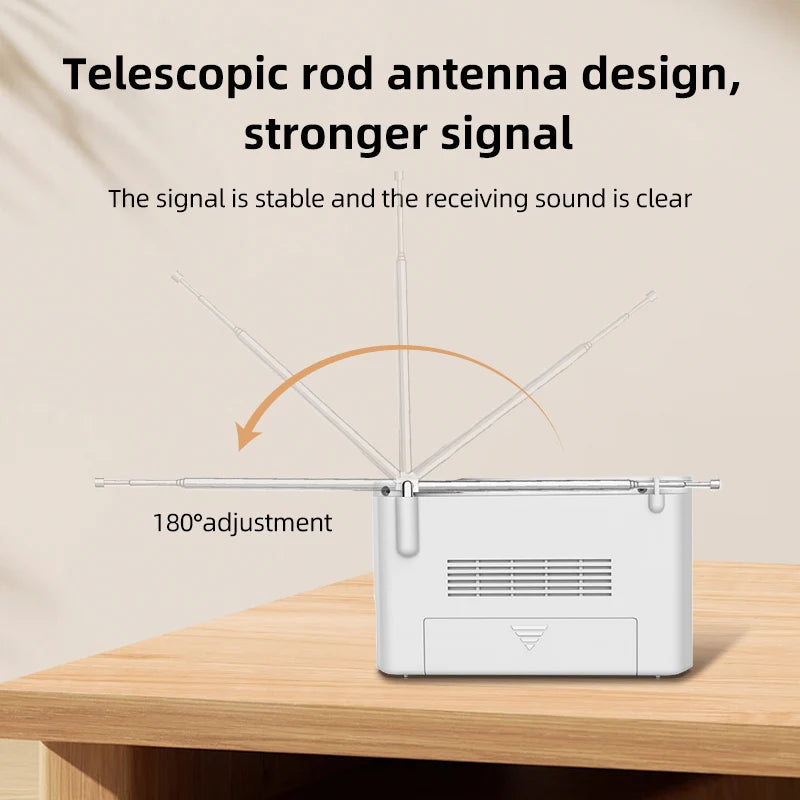 AIBEN C5S Mini Portable Rechargeable FM Radio