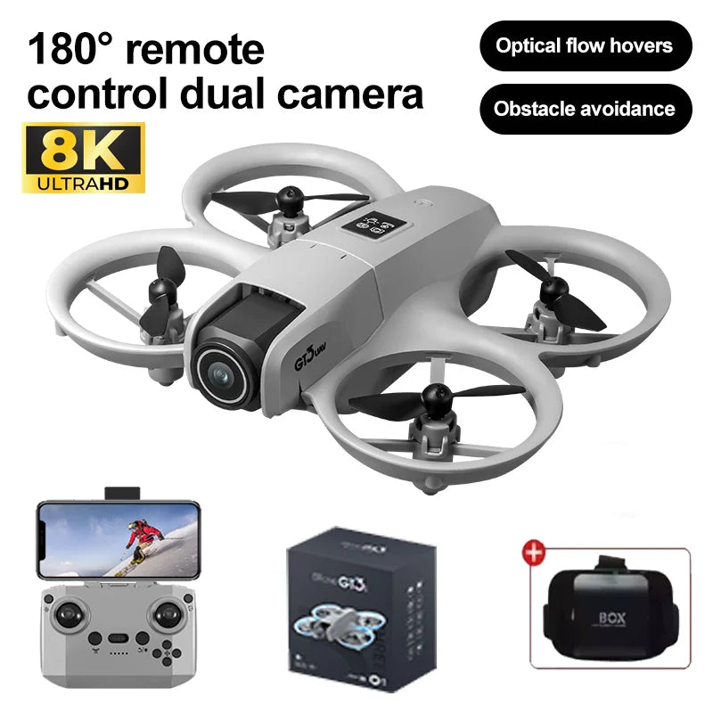GT3 GPS 8K Drone with Dual Cameras & Obstacle Avoidance