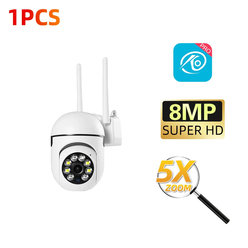 O-Kam Pro 8MP WiFi Outdoor IP Camera with 5X Zoom