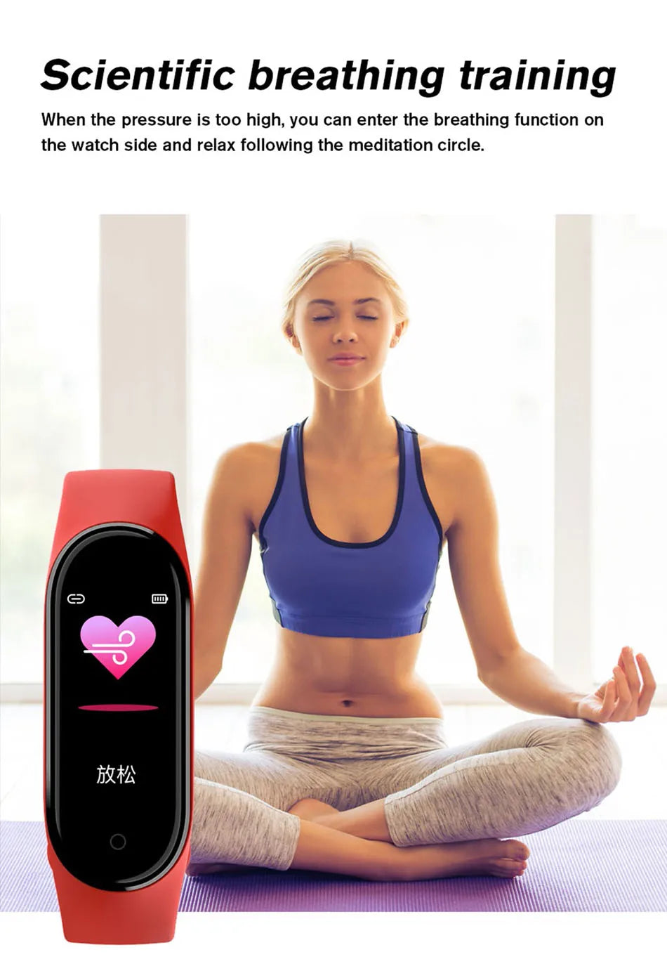 M6 Fitness Smart Watch for Men & Women