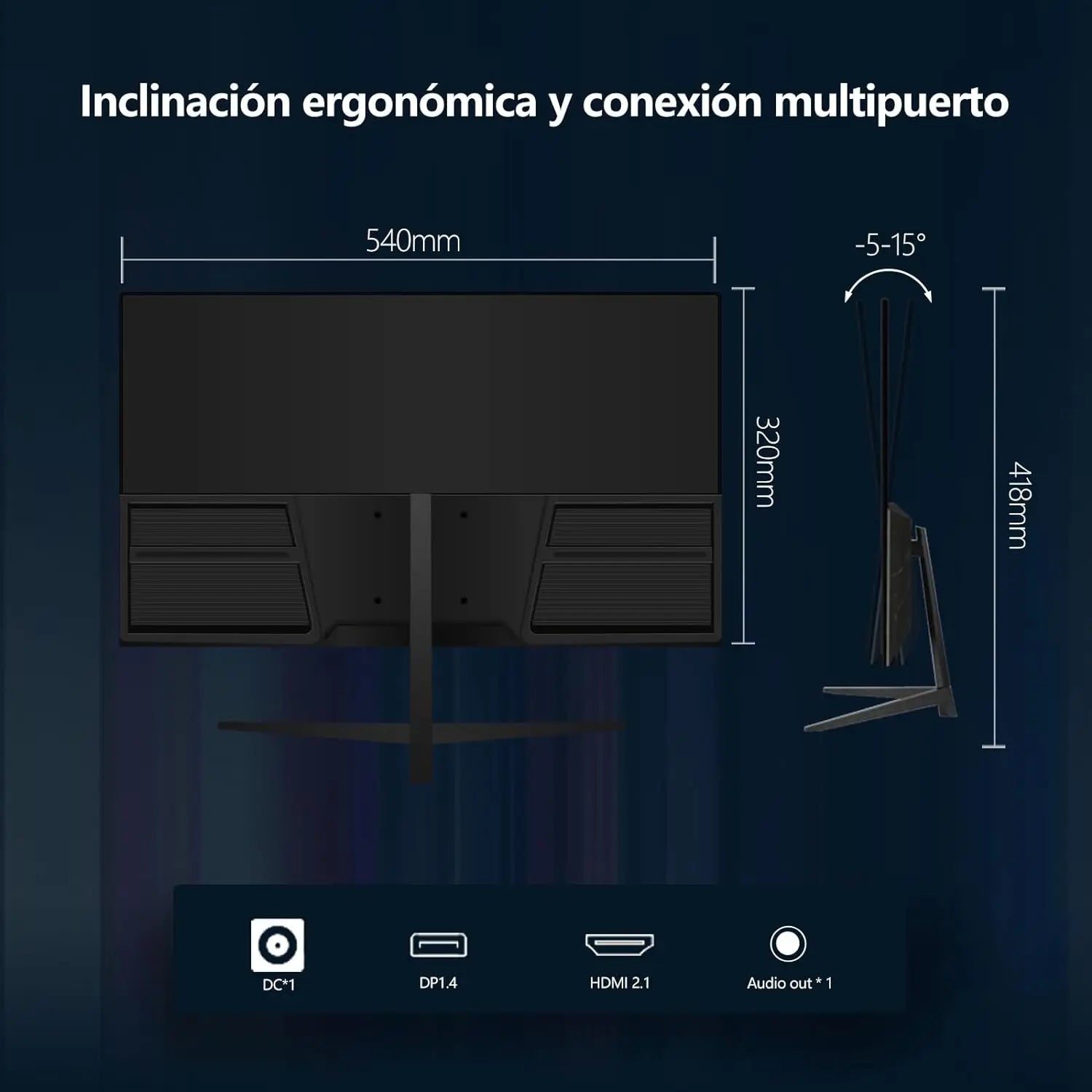 FYHXele 24-Inch 180Hz FHD Gaming Monitor – 1ms Response, HDR, G-Sync Compatible