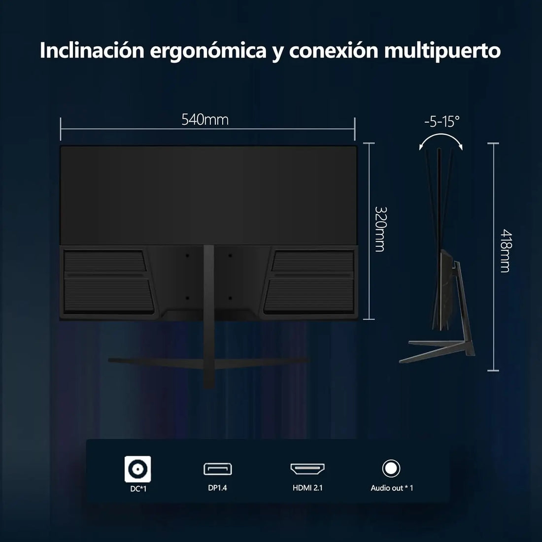 FYHXele 24-Inch 180Hz FHD Gaming Monitor – 1ms Response, HDR, G-Sync Compatible