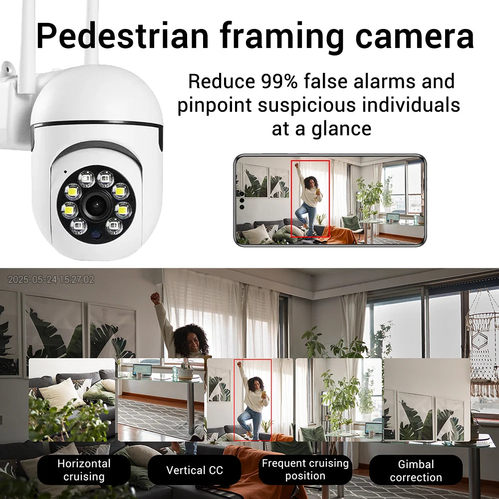 O-Kam Pro 8MP WiFi Outdoor IP Camera with 5X Zoom