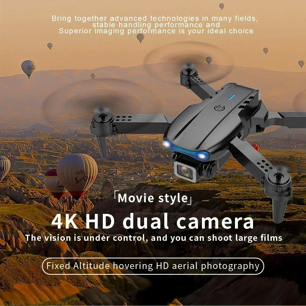 E99Pro 4K Foldable RC Drone with Dual Camera