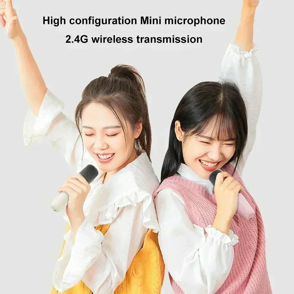 K12 Portable Bluetooth Karaoke Speaker with Dual Mics