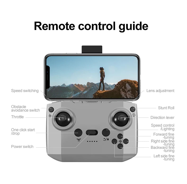 GT3 GPS 8K Drone with Dual Cameras & Obstacle Avoidance