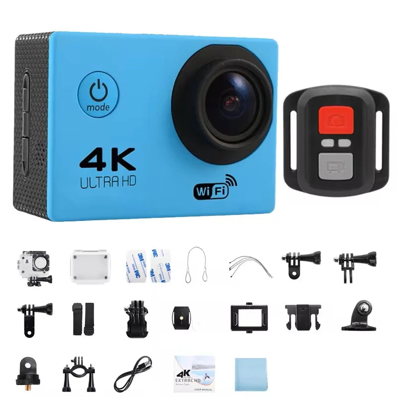 4K Ultra HD Action Camera with WiFi & Waterproof Case
