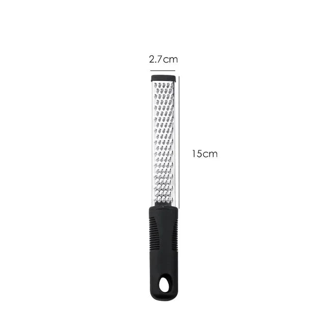 Stainless Steel Manual Grater for Cheese Lemon Vegetable Potato with Non Slip Handle Sharp Kitchen Tool