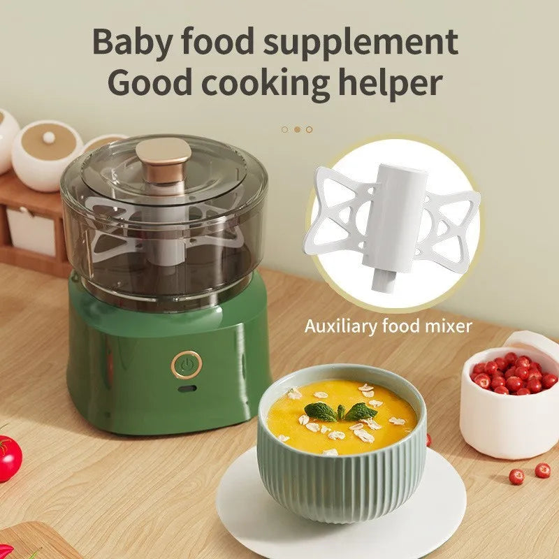 Mini Baby Food Processor – 350ML Wireless Cooking Machine