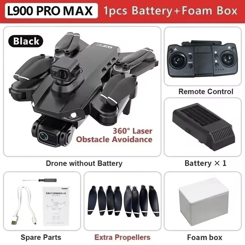 L900 Pro MAX 4K GPS Drone with Dual Camera