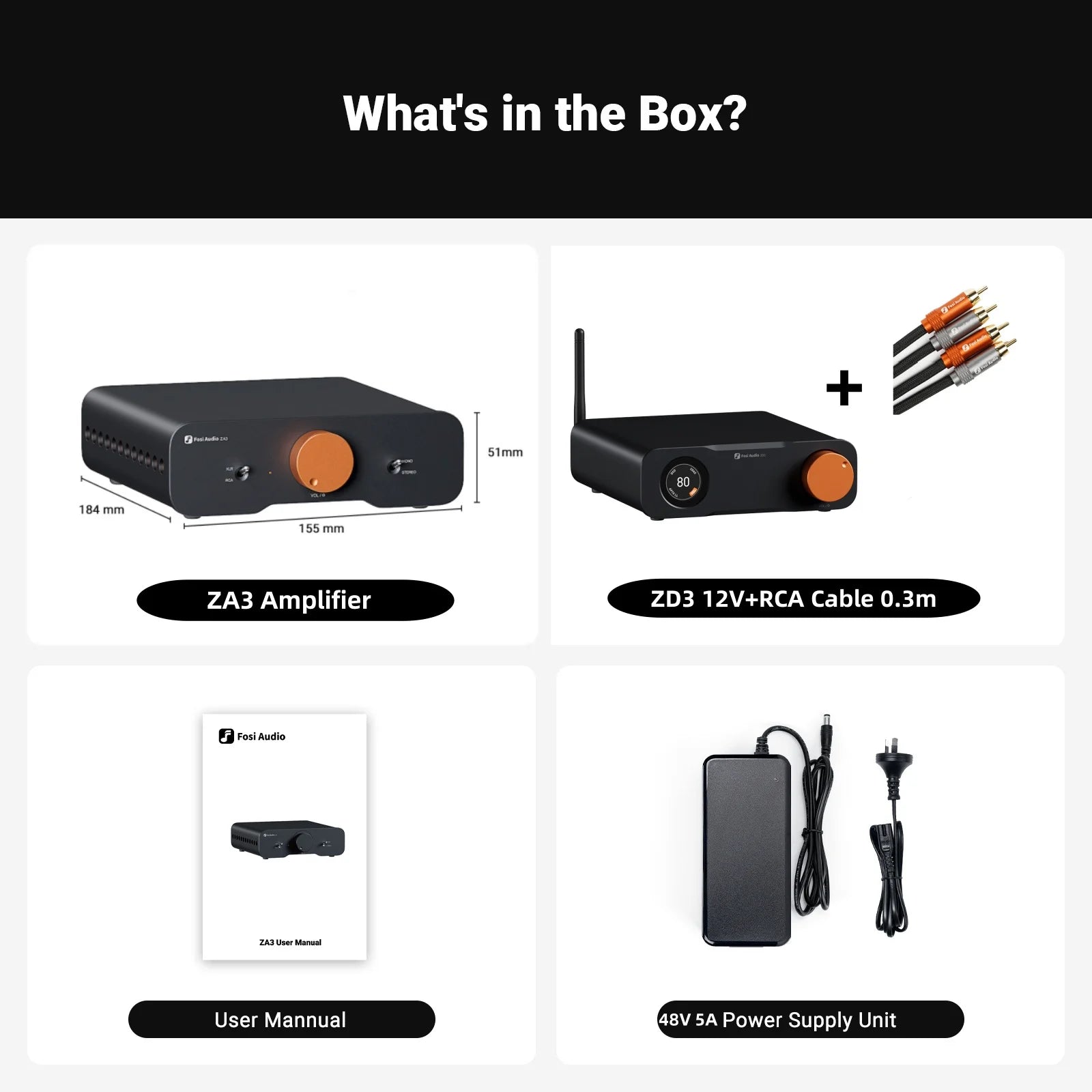 Fosi Audio ZD3 Bluetooth USB Desktop DAC with ARC