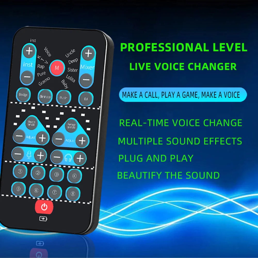 M10 Portable Voice Changer with Karaoke Function