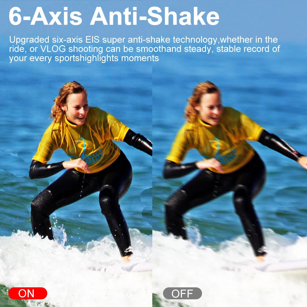 M40TR 5K Action Camera with Touch Screen & Zoom