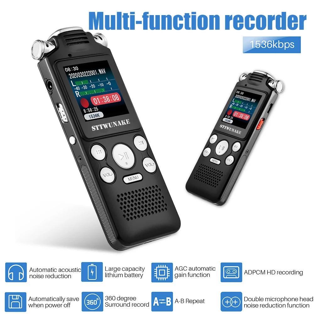 Professional Voice Activated Digital Audio Recorder