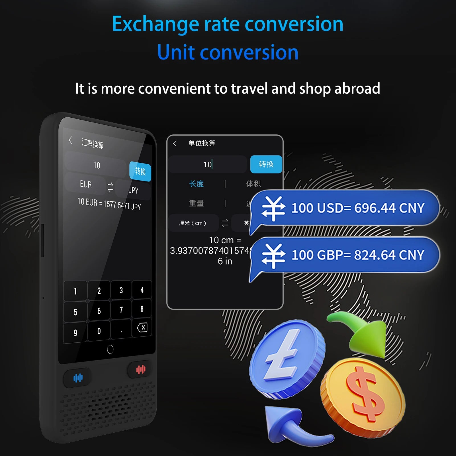 S85 Portable Language Translator Device