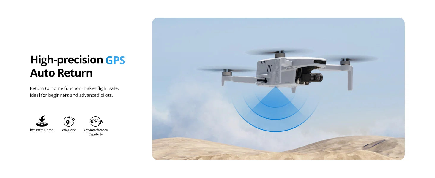 Potensic C0 Mini 4K GPS Drone with 3-Axis Gimbal