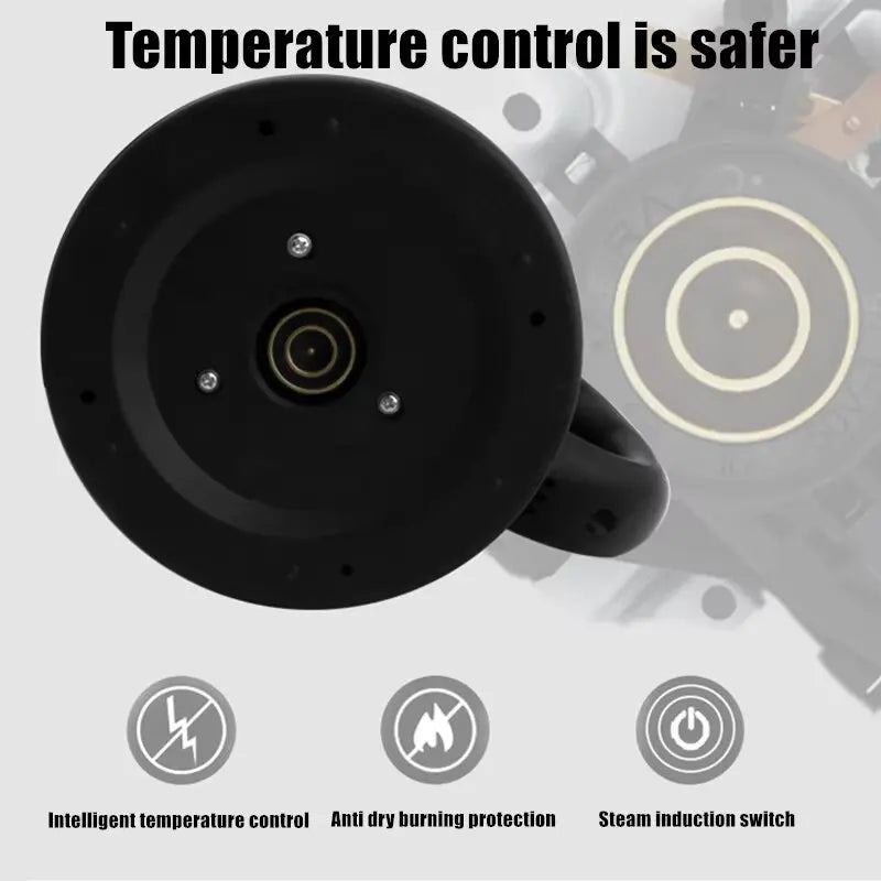 2L Stainless Steel Electric Kettle – Smart Whistle Kettle