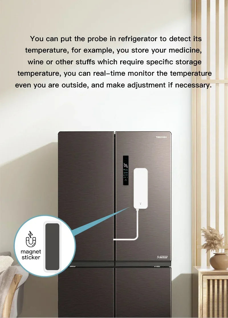 Tuya WiFi Temperature & Humidity Sensor with Probe