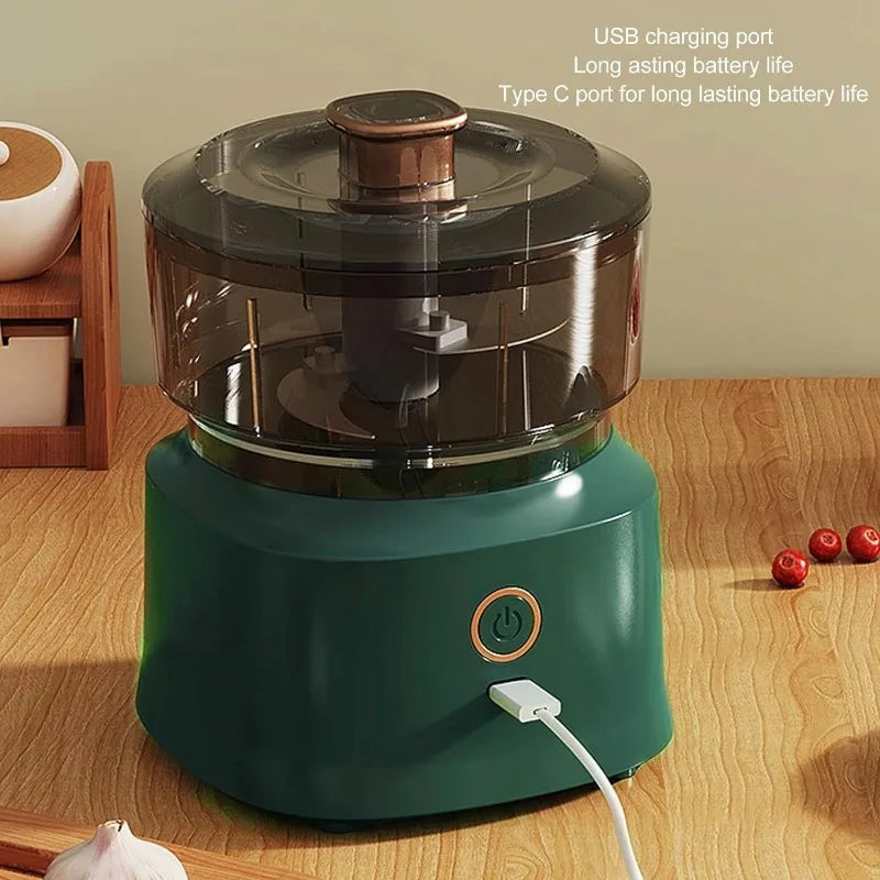 Mini Baby Food Processor – 350ML Wireless Cooking Machine