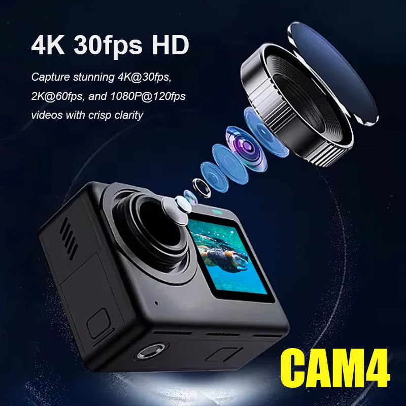 SJCAM CAM4 4K Action Camera with Touch Screen