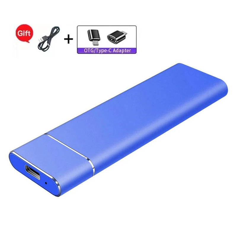 For Xiaomi 1TB External Hard Drive Portable SSD 2TB Hard Disks Storage High-Speed External Solid State Drive USB 3.1 for Laptops