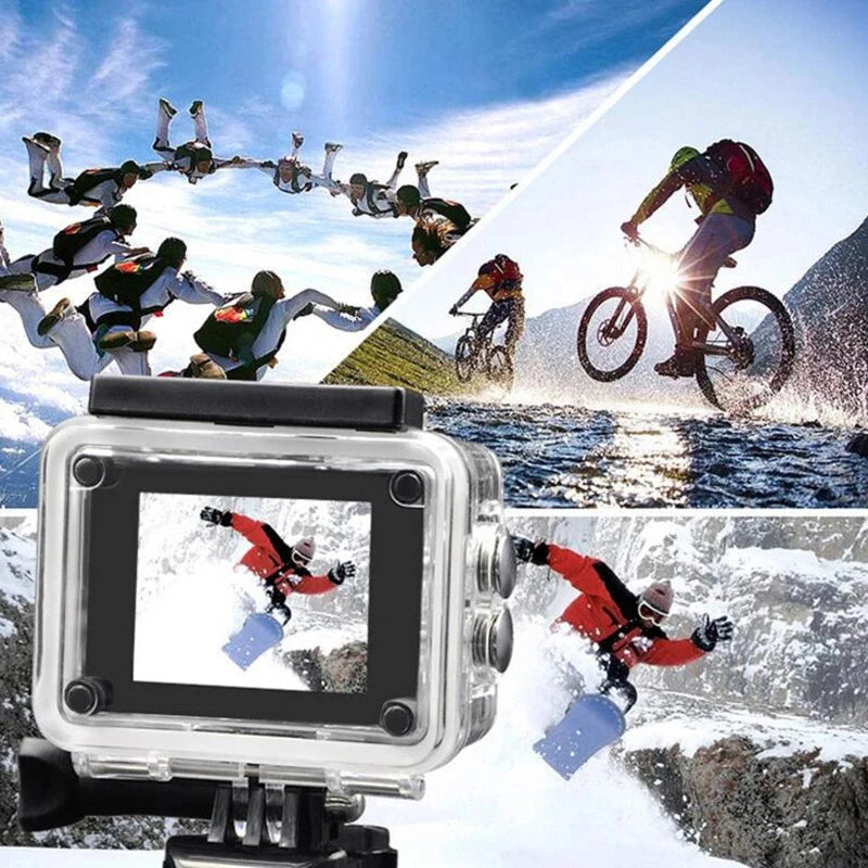 4K Ultra HD Action Camera with WiFi & Waterproof Case
